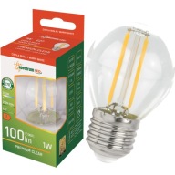 LED GUĽOVÁ ŽIAROVKA E27 1W 230V 100lm COG TEP. WW