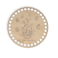 BSZ730-E Podstavec košíka, gravírovaný kruh, 15 cm, Veľká noc