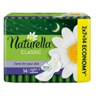 Hygienické vložky NATURELLA CLASSIC NIGHT - 14 ks.
