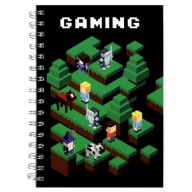 A5 PIXEL HERNÝ ŠPIRÁLOVÝ NOTEBOOK