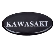 Nálepka so znakom KAWASAKI pre kufor K-MAX čierna