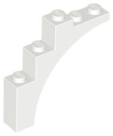 LEGO 2339 14395 LUKA 1x5x4 biela NOVINKA (2g)