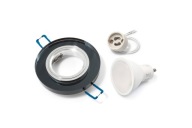 HALOGÉNOVÉ SKLENENÉ SVIETIDLÁ + LED 1,5W + GU10 SET