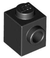 LEGO 1X1 S RIPOM ČIERNA Č