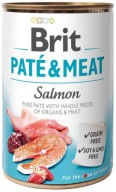 Brit Pate&Meat DOG Adult Salmon Mokré krmivo s lososovým balíčkom. 800 g