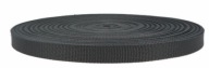 Páska na prenášanie koženého popruhu 2 cm 20 mm - Grafit