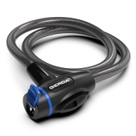 Zámok na bicykel GERDA FLEX 650/12T Univerzálny čierny