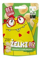BERAW! DETSKÉ BANÁNOVÉ želé s chrumkami, ovocná ryba, 35g
