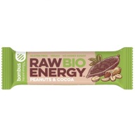 BOMBUS Bar Raw Energy arašidový - kakaový bez hviezdičky