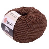 YarnArt Jeans 70 Čokoláda