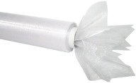 ORGANZA Ozdobná Organza BIELA ​​Svadobné Svadobné prijímanie Krst 36cm x 9m