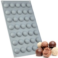 SILIKÓNOVÁ FORMA NA ČOKOLÁDY, ĽAD, ŽELÉ, PRALINY, CUKRÍKY, ČOKOLÁDOVÉ GULIČKY