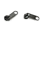 Posúvač ZIPPER na pásku, čierny 5 mm, 2 ks