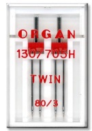 ORGAN Twin Universal 80/3 dvojité ihly