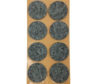 Samolepiace plstené podložky pod okrúhly nábytok – ŠEDÁ 38mm