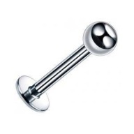 Labret - klasické striebro - helix tragus 1,2/8/3