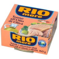 TUniak V OLIVOM OLEJU 160g RIO MARE