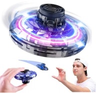 LIETAJÚCI DISK UFO MINI DRÓN GUĽA SVIETIACA GUĽA LED FLYNOVA SPINNER RINGO