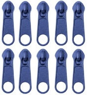 Kovový posúvač pre 3 mm špirálový páskový strojový posúvač NAVY 10 ks.