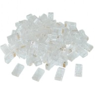 50 ks RJ45 8P8C INTERNETOVÁ ZÁSTRČKA SVORKY