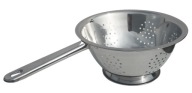Oceľový cedník 24cm, nerezový cedník s rukoväťou