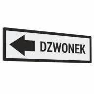Nálepka - Zvonček vľavo 4,5x15