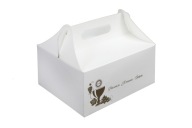 TORTA BOX KOMUNION TORTA 19x14x9cm ČERVENÁ PLAST