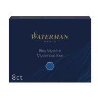 Náplne Waterman do plniacich pier, 8 ks, MODRÉ