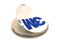 VALEC NEODYMOVÝ MAGNET 15x1,5mm S LEPIKOM 3M