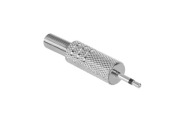 Mini JACK konektor 2,5 mono kov nikel (0752)