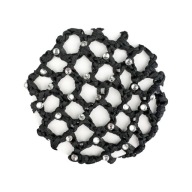 YORK Sieťka na vlasy CRYSTALS čierna