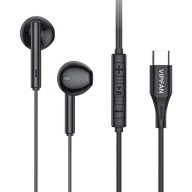 Káblové slúchadlá do uší Vipfan M18, USB-C, čierne