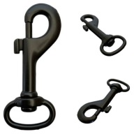 Karabína 20x66mm Čierna pololesklá nehrdzavejúca oceľ