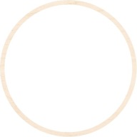 DECOUPAGE CIRCLE obruč na lapače snov 26cm háčik