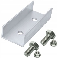 KONEKTOR x1 PRE LIŠTY FV PROFILU 40x40 + SKRUTKA M10 x2 + MATICA M10 x2