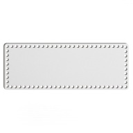 biely základný košík dno 16x43cm HDF obdĺžnik