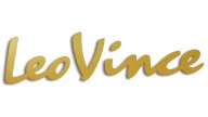 Vysekaná nálepka LEO VINCE zlatá