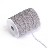 Strieborná predlžovacia retiazka 200cm, 3,5x2,5mm