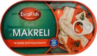 MAKERELOVÝ FILET S RAJČAKAMI 170G EVRAFISH