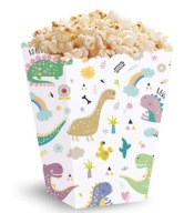 POPCORN BOXES Dinosaurus narodeniny 5 ks