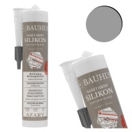 ŠEDÝ sanitárny silikón do kuchyne kúpeľňa Bauhus