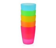 HRNČEK PLASTOVÉ HRNÍČKY SET. 5 KS 250ML ZMIEŠAŤ FARBU