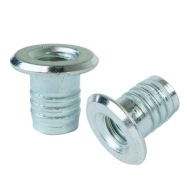 Zásuvka 10x M10 x 17 mm, hnaná nábytková vložka na drevo, nábytkové nožičky