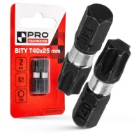 NÁRAZOVÉ HROTY ÚRAZOVÝ BIT SILNÝ SKRUTKOVACÍ BIT TX40 25 MM