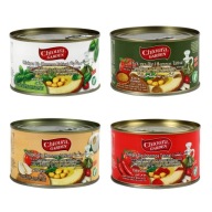 Ochucený HUMMUS SET S TAHINI 4 x 420 G CHTOURA GARDEN