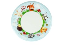 Taniere lesné zvieratká lesná narodeninová 18cm
