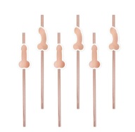 Slamky na penis na sliepku rosegold 8 ks.