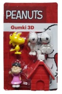 Sada gumičiek na gumu na figúrky SNOOPY 3D