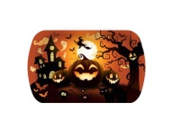 Halloweensky podnos s tekvicovými cukríkmi