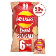 WALKERS Rúra Pečené lupienky z morskej soli 6 x 25 g